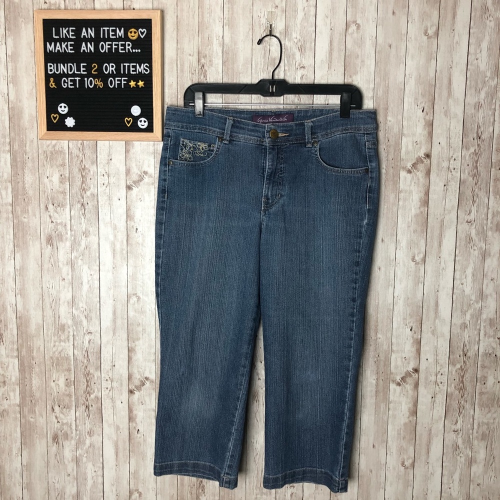 Gloria Vanderbilt Missy Capri Jeans, Size 10
